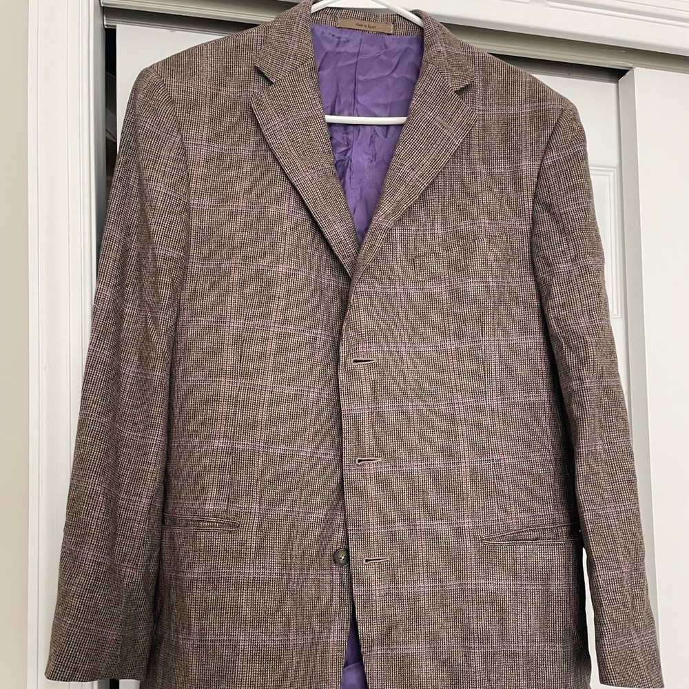 ERMENEGILDO ZEGNA Shetlair Mohair Cashmere Wool Blazer (size 52R)